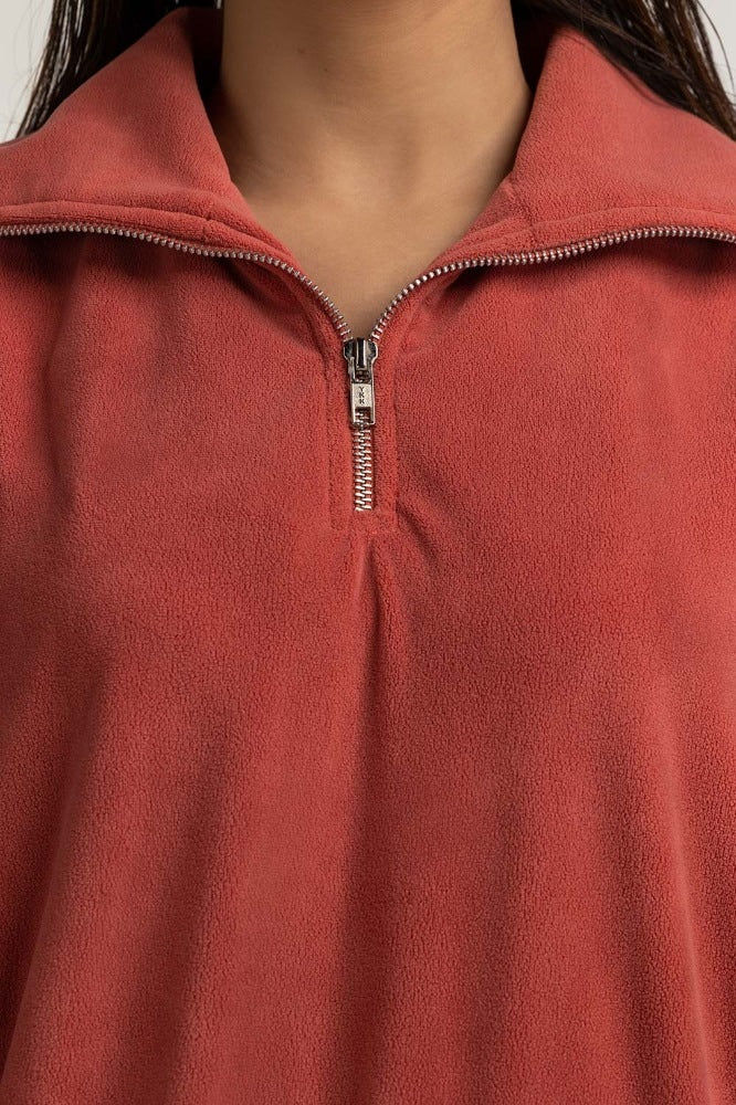 Coral Basic Sweatshirt