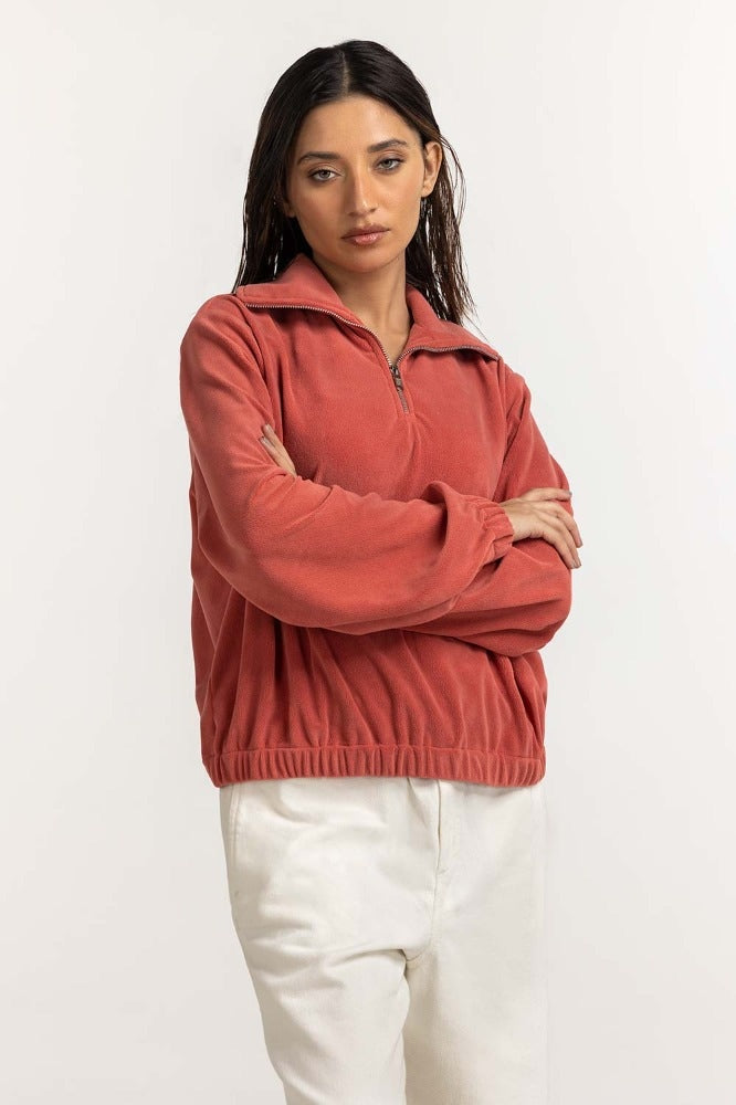 Coral Basic Sweatshirt