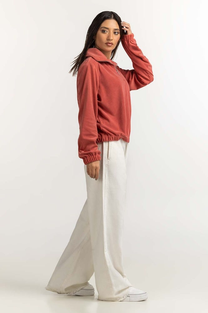 Coral Basic Sweatshirt