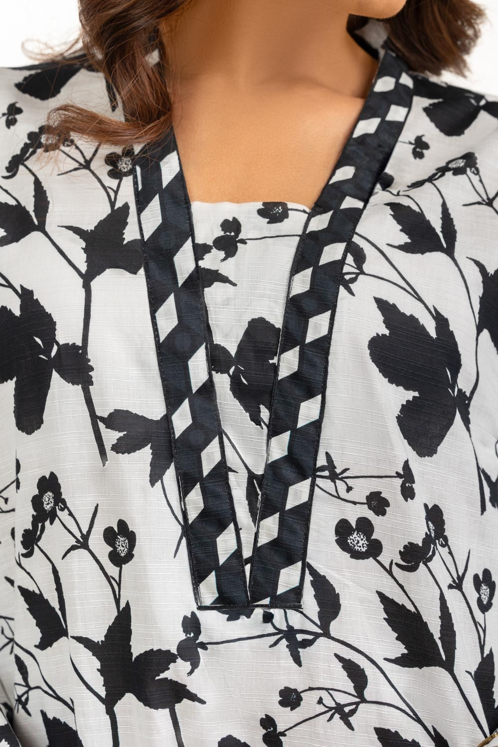 Cotton Printed Vertical Stripe Co-Ord Set
