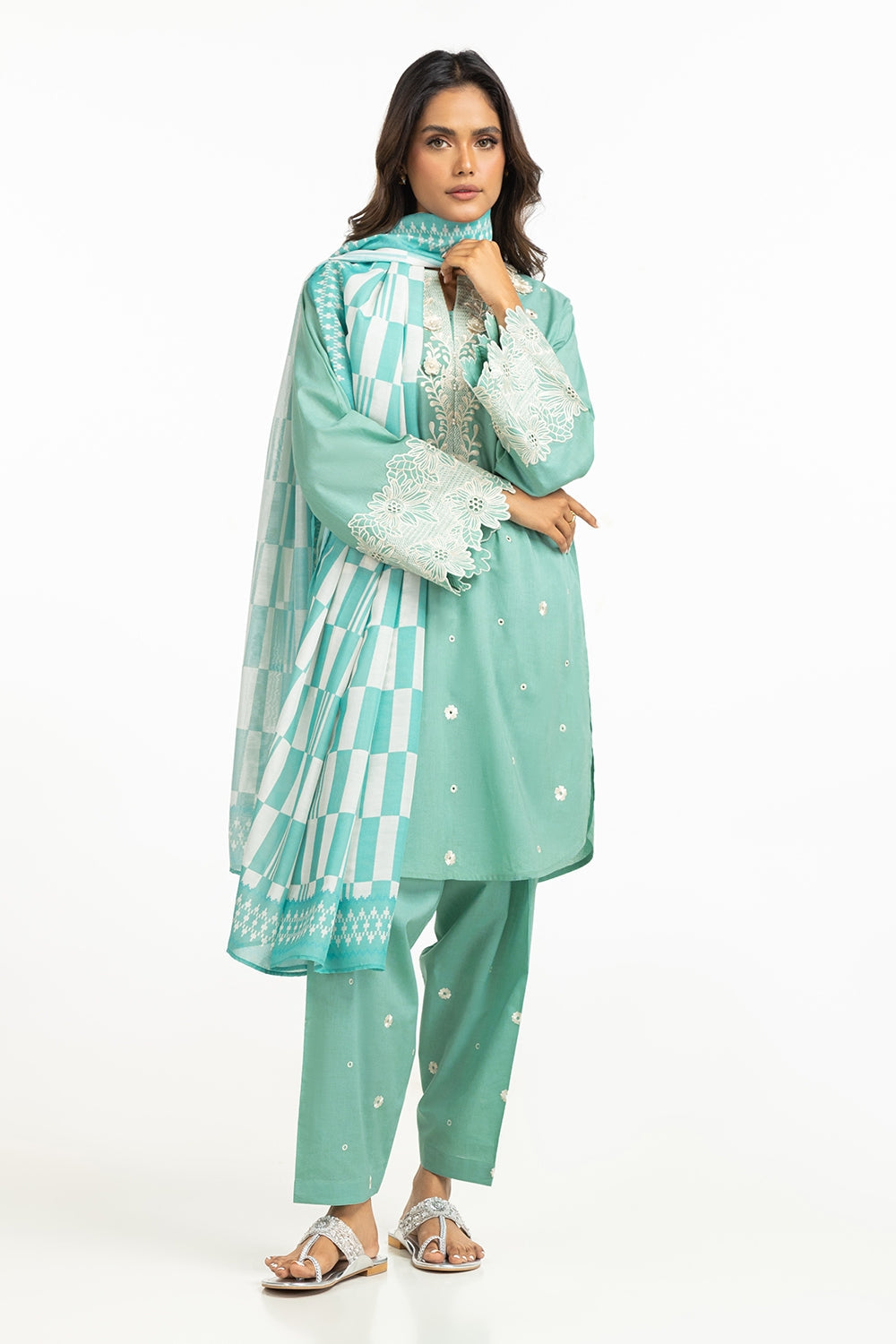 Cotton Silk Printed Dupatta