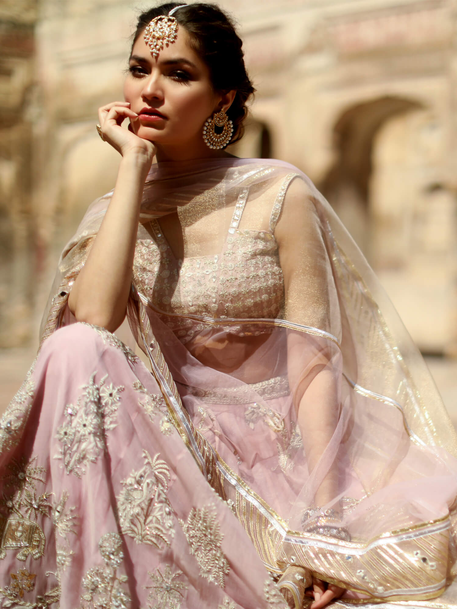 Blouse, Lehenga & Dupatta