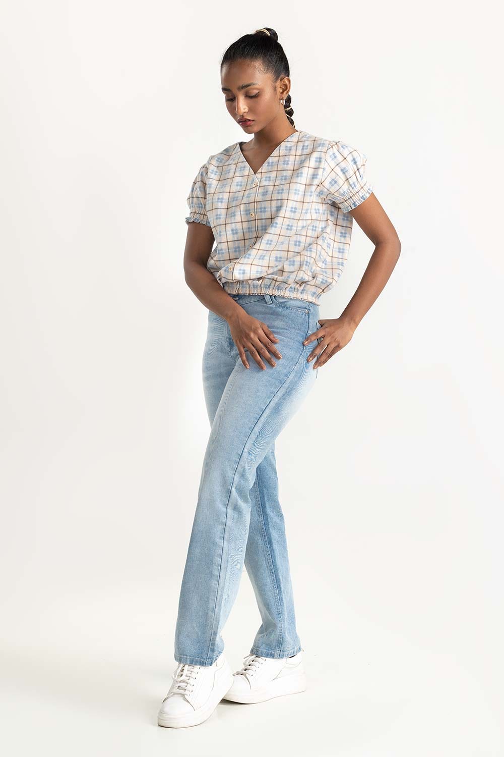 Cream Casual Shirt