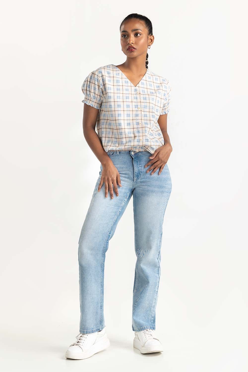 Cream Casual Shirt