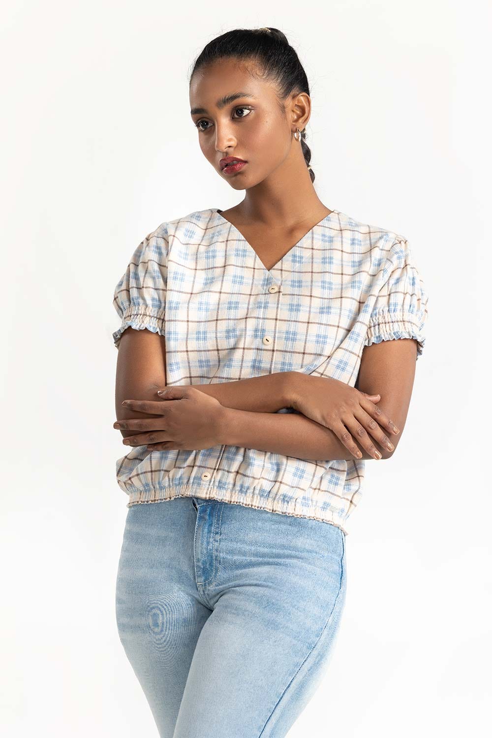 Cream Casual Shirt