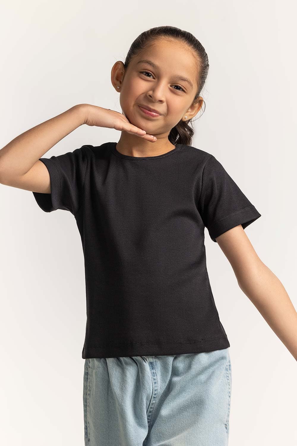 Crew Neck Basic Tee