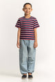 Crew Neck Yarn-Dyed Tee