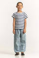 Crew Neck Yarn-Dyed Tee