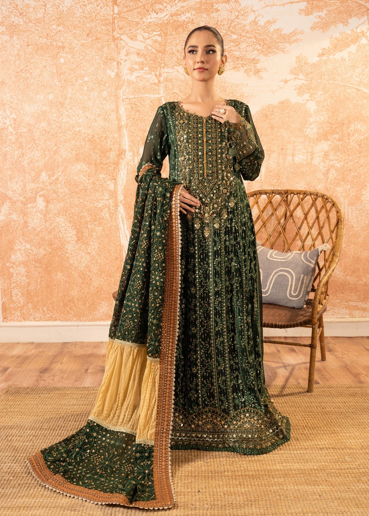 Malhaar-Baaya-24-AL-3864-Bottle green