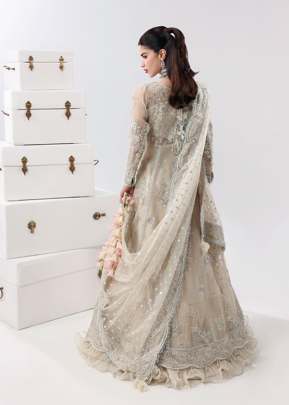 Pearl Mist Style — Mairaz Ivory Three-Piece Suit