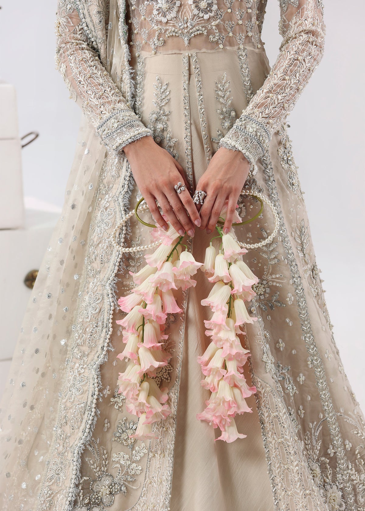 Pearl Mist Style — Mairaz Ivory Three-Piece Suit