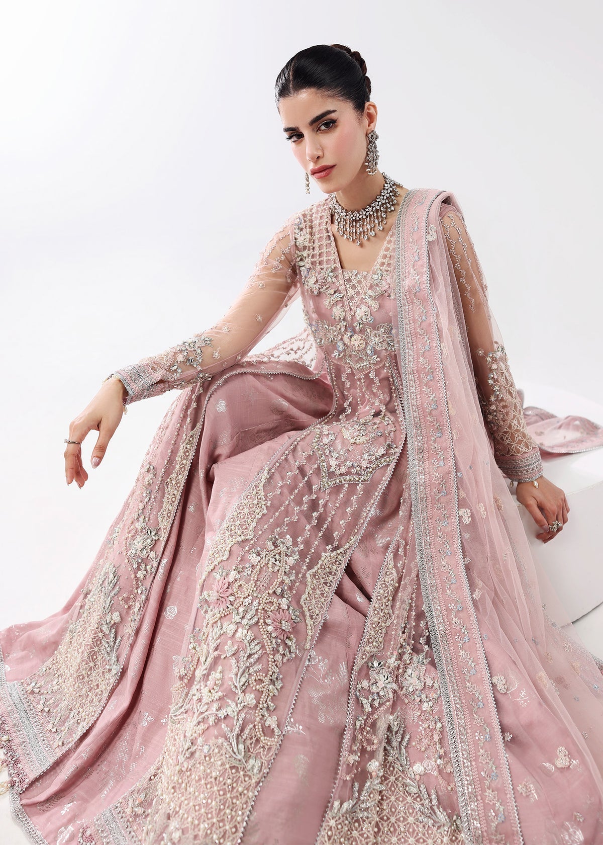 Mairaz Lilac Three-Piece Suit
