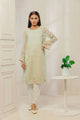 Da-1217 L-Green Embroidered Kurta
