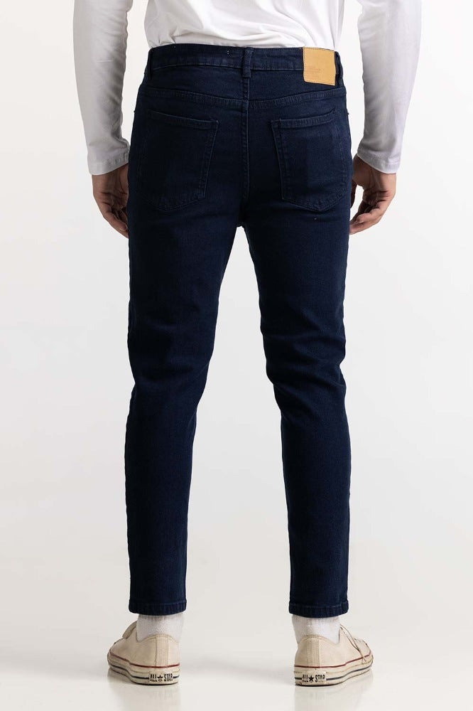 Dark Blue Basic Jeans