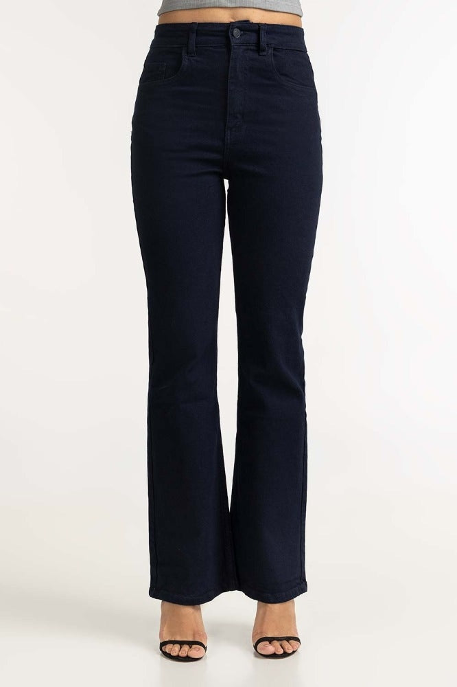Dark Blue Basic Jeans