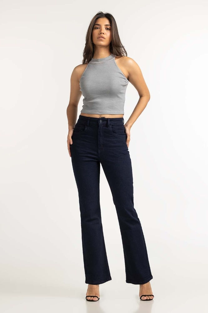 Dark Blue Basic Jeans