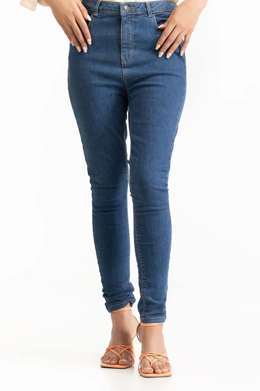 Dark Blue Denim Jeans