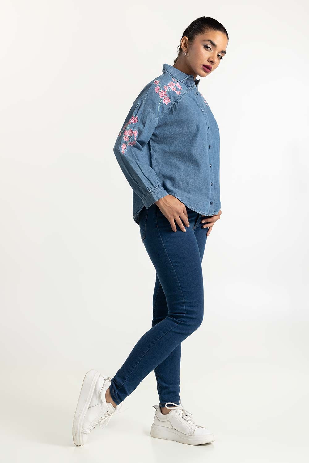 Dark Blue Denim Skinny Jeans