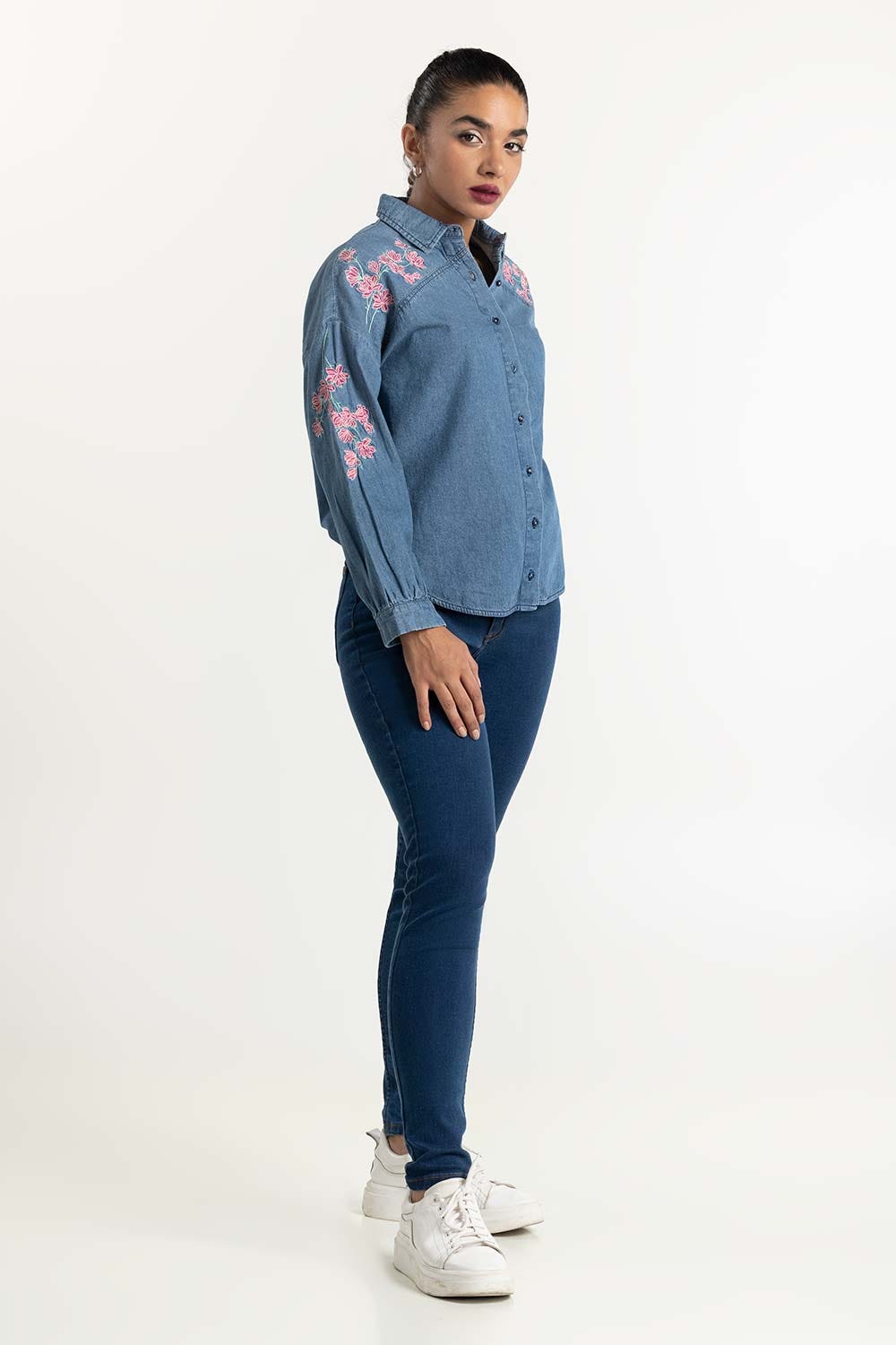 Dark Blue Denim Skinny Jeans