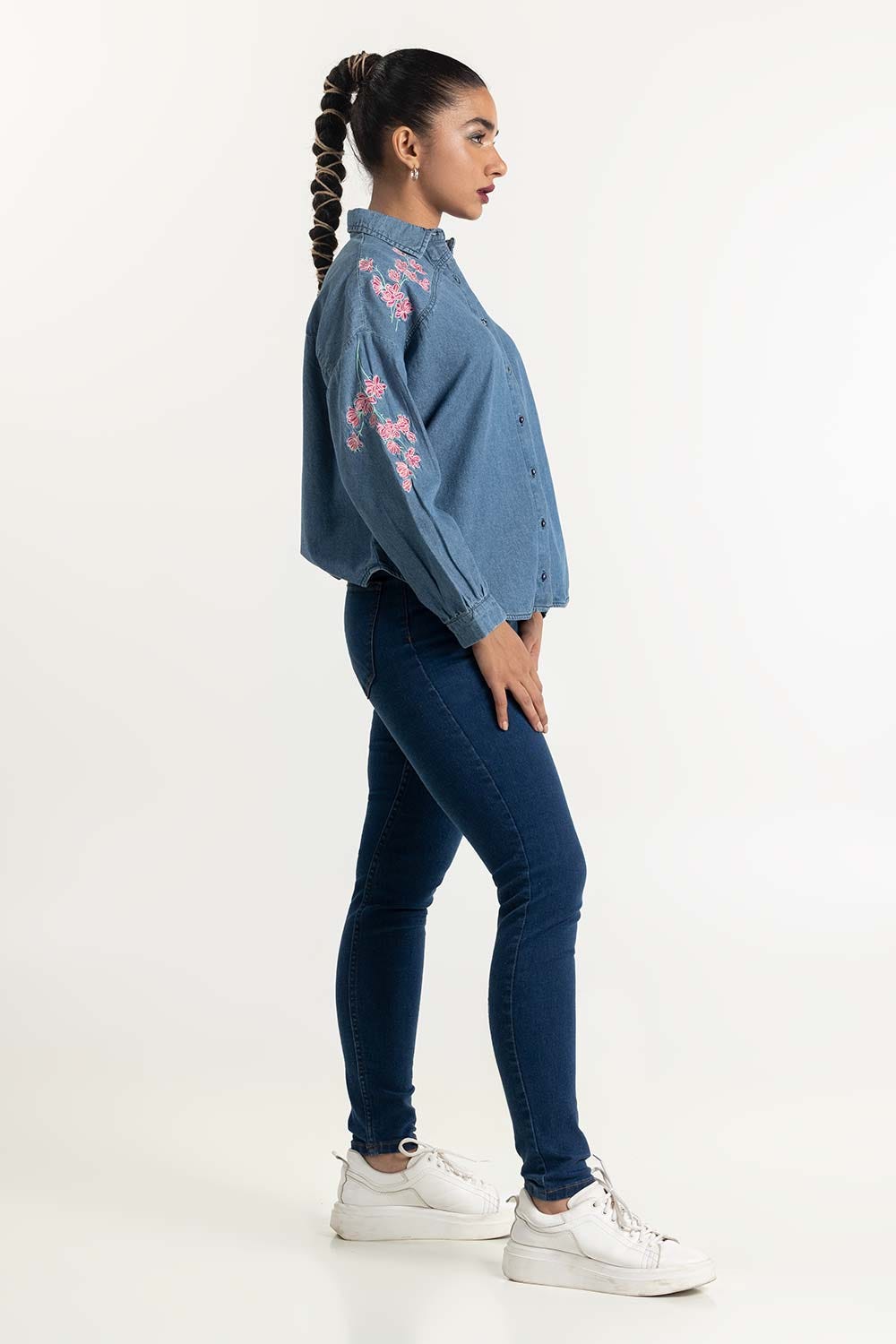 Dark Blue Denim Skinny Jeans