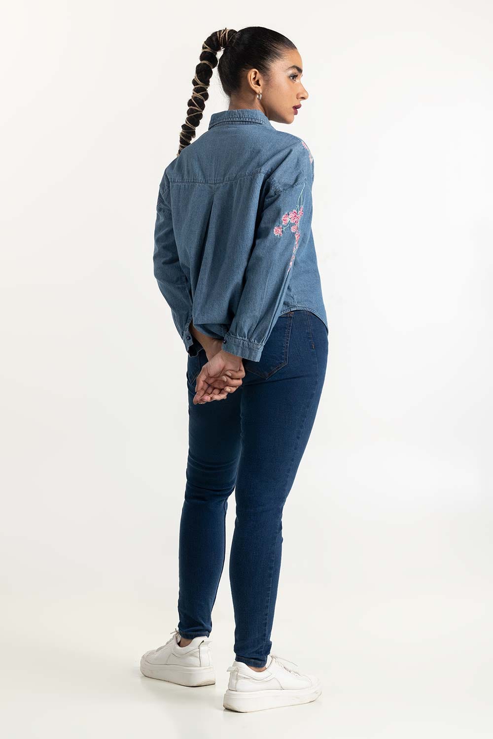 Dark Blue Denim Skinny Jeans