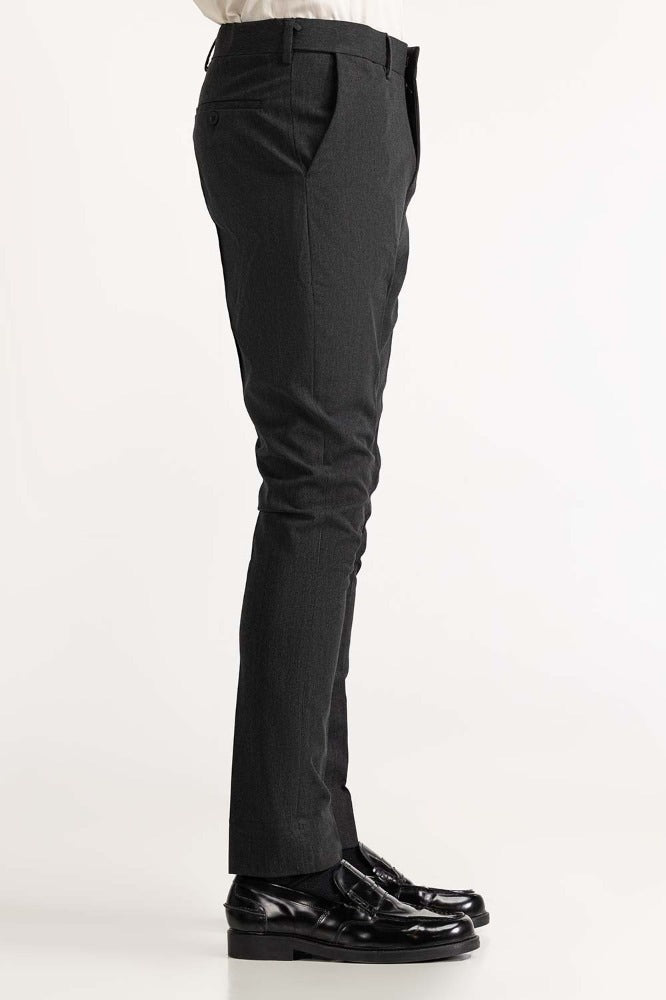 Dark Grey Basic Dress Pant