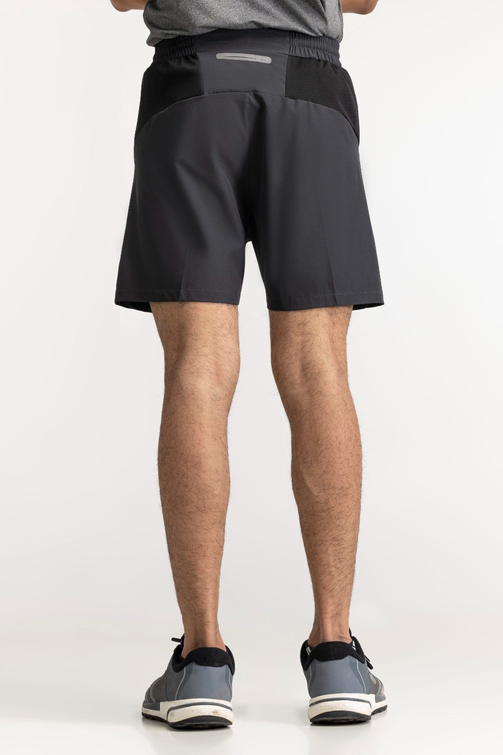 Dark Grey Textured Short