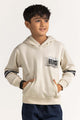 Dawn Blue Printed Sweatshirt