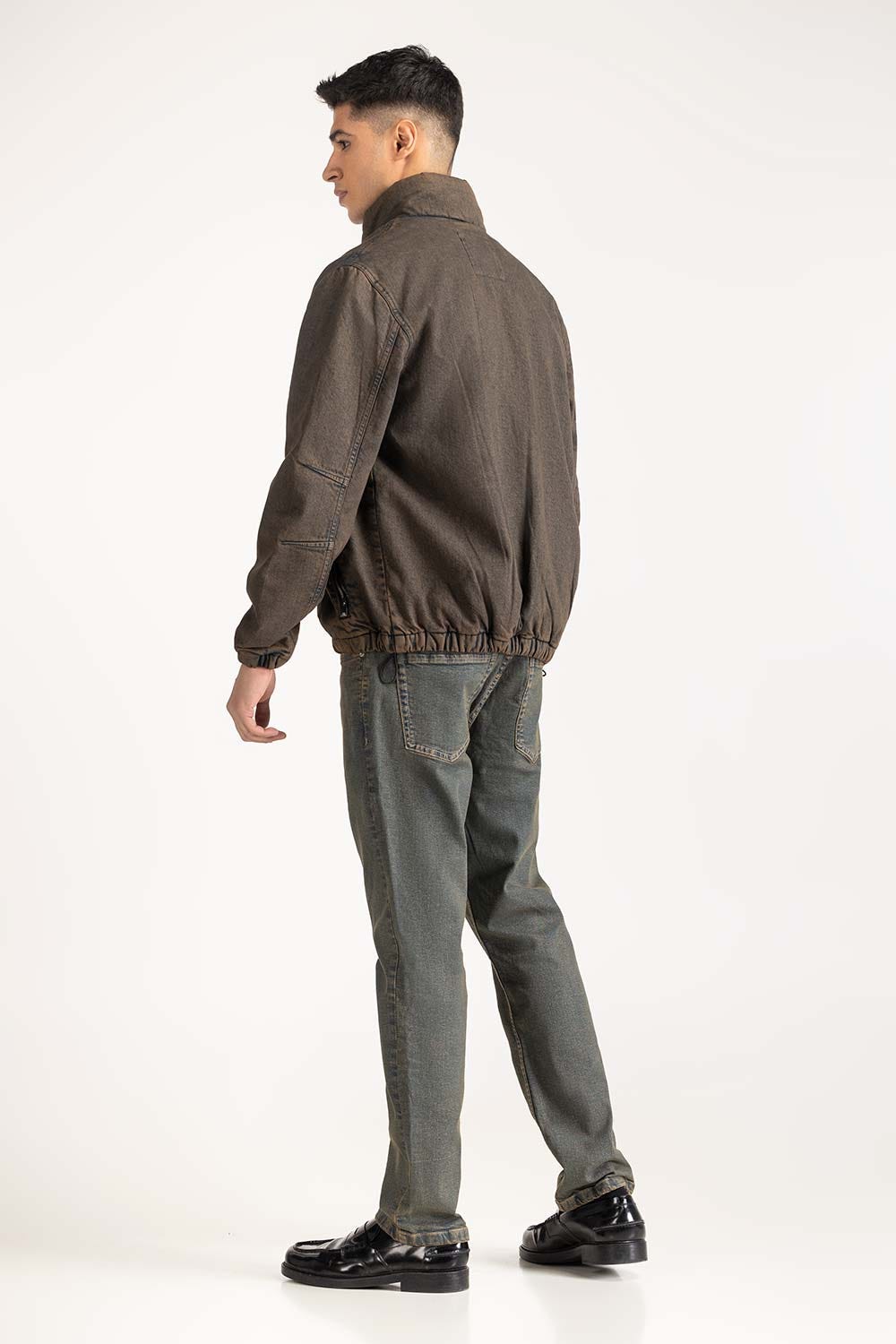 Denim Puffer Jacket
