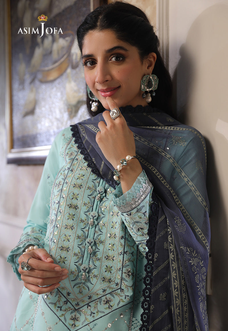 AJAI-18 EMBROIDERED CAMBRIC 3 PCS