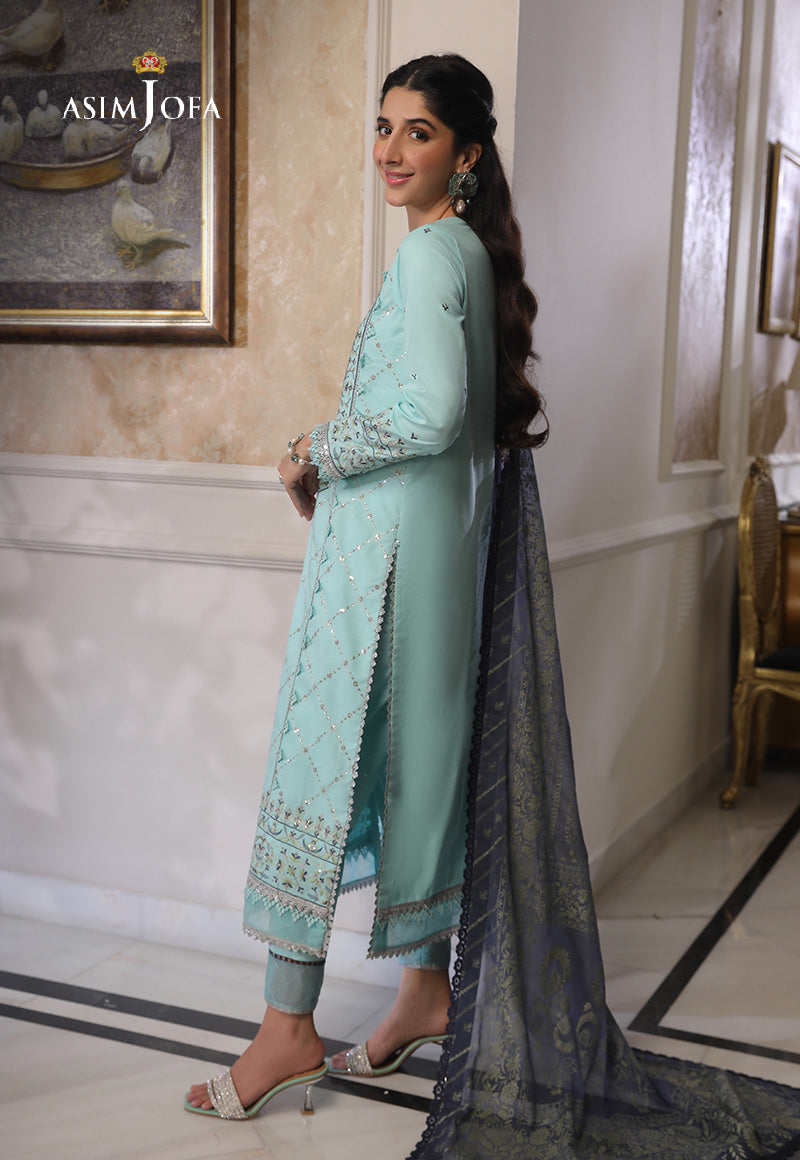 AJAI-18 EMBROIDERED CAMBRIC 3 PCS