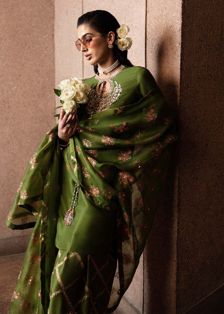 Green Merlot Style — Mairaz Olive Three-Piece Suit