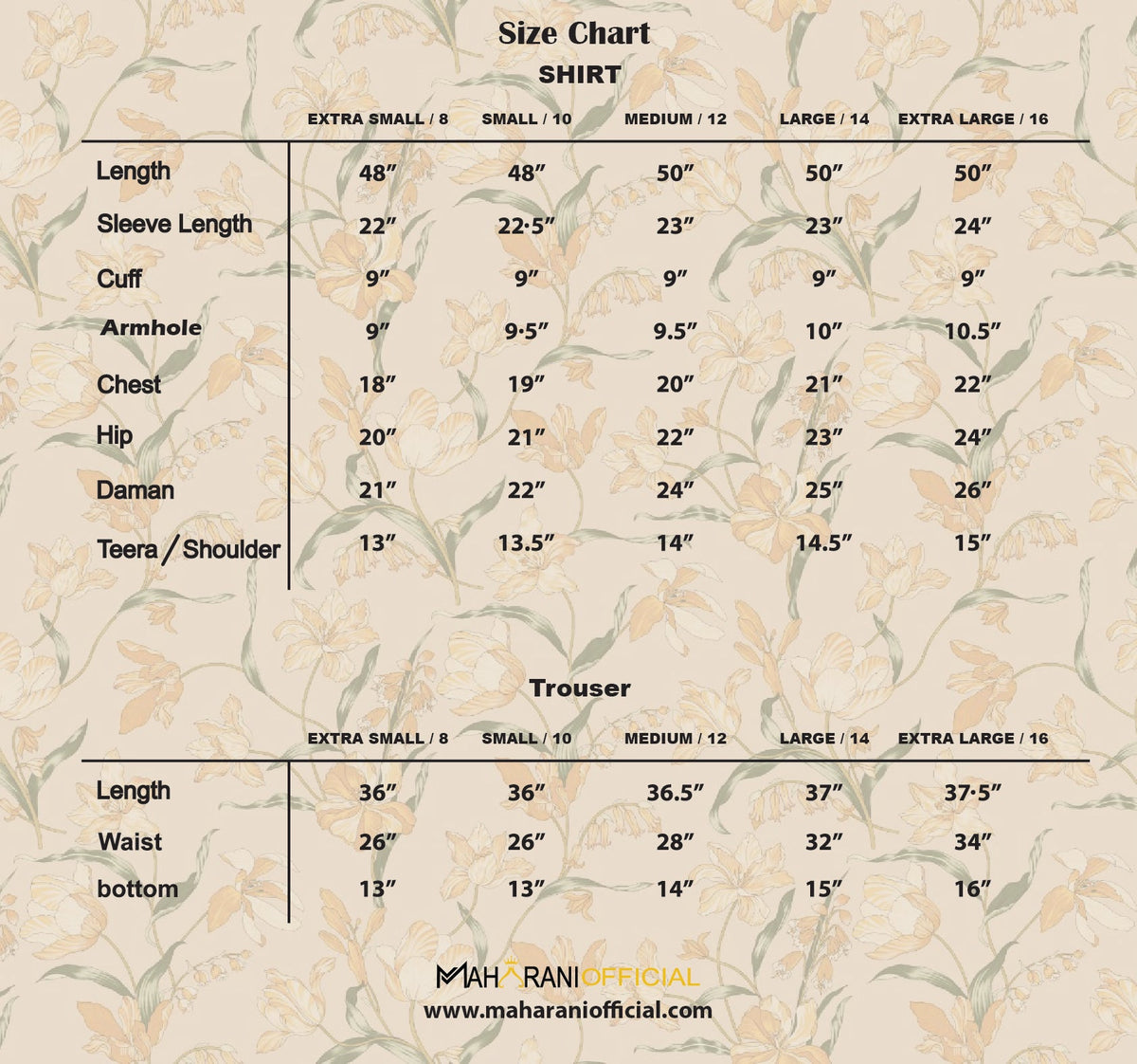 Peach Flora – Khaddar Suit for Women