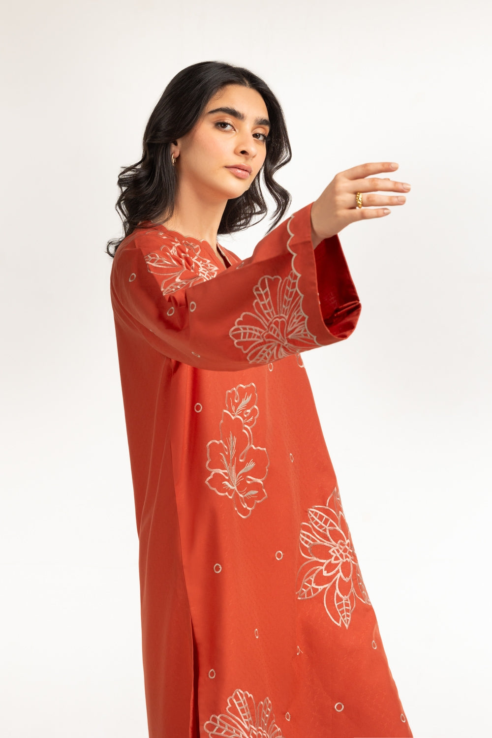 Dobby Embroidered Co-Ord Set