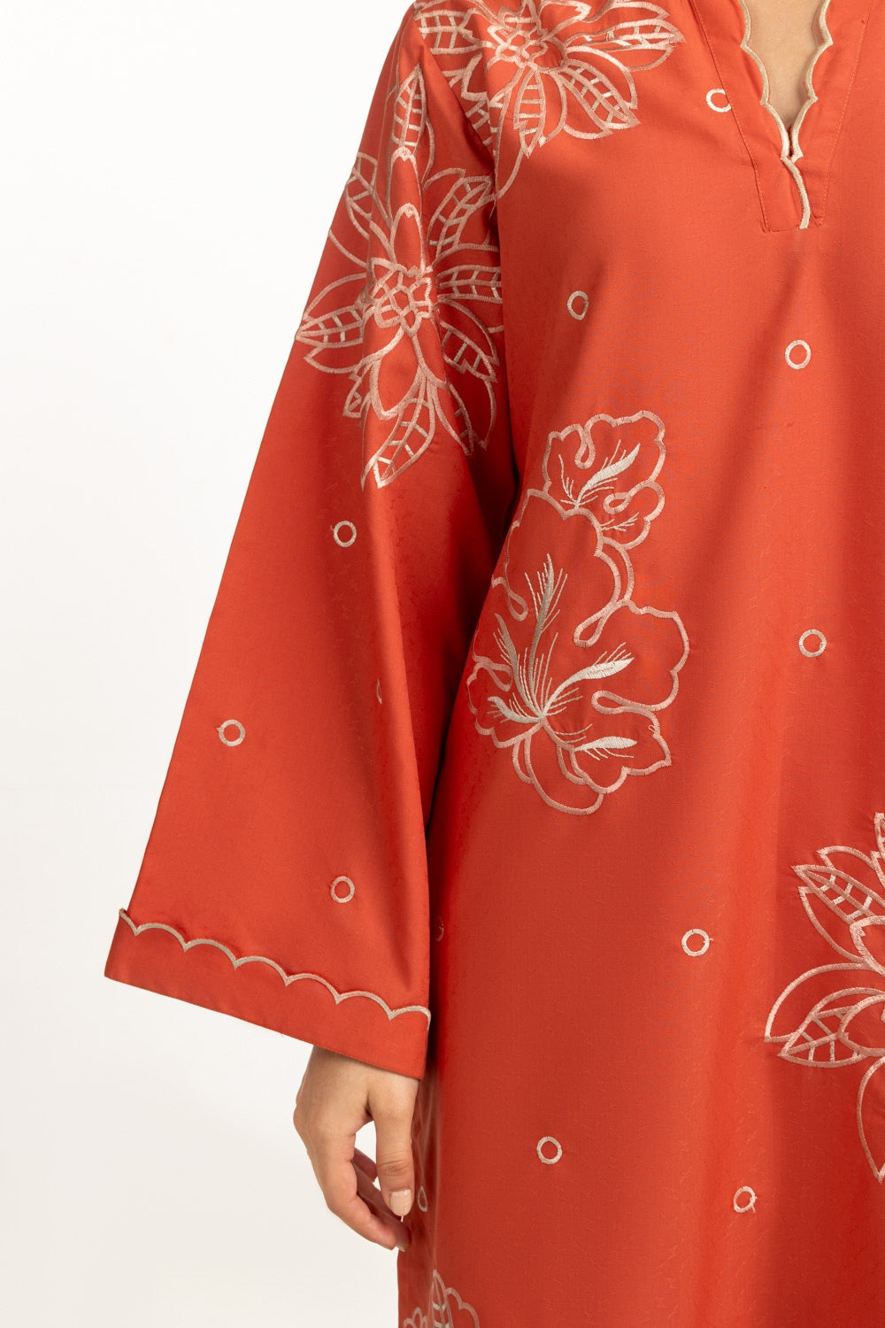 Dobby Embroidered Co-Ord Set