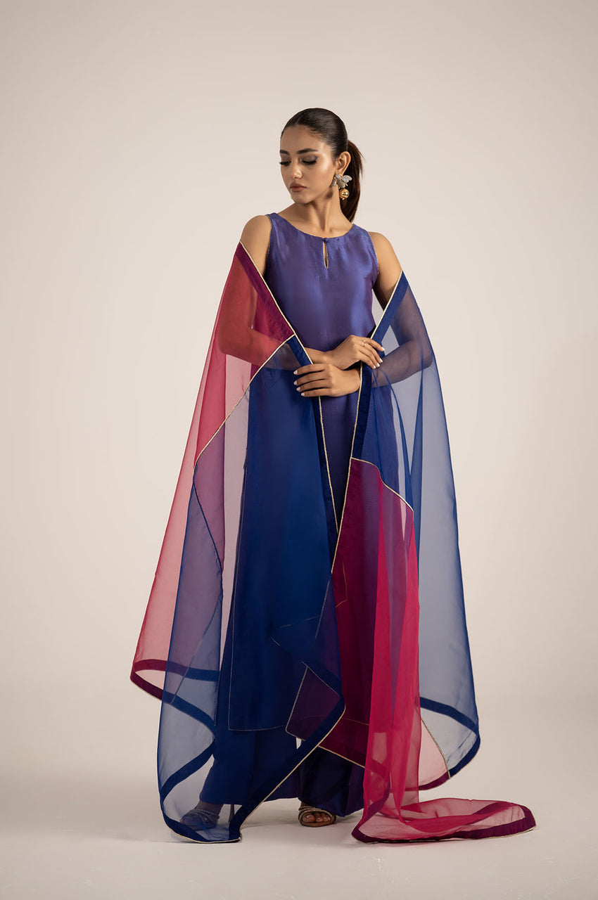 Violet Blue Silk