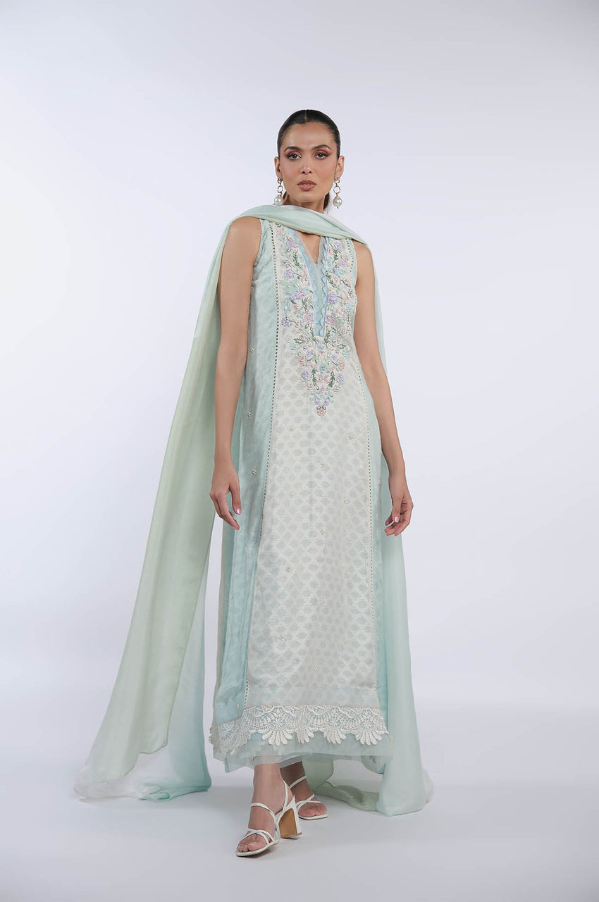 Aqua Floral