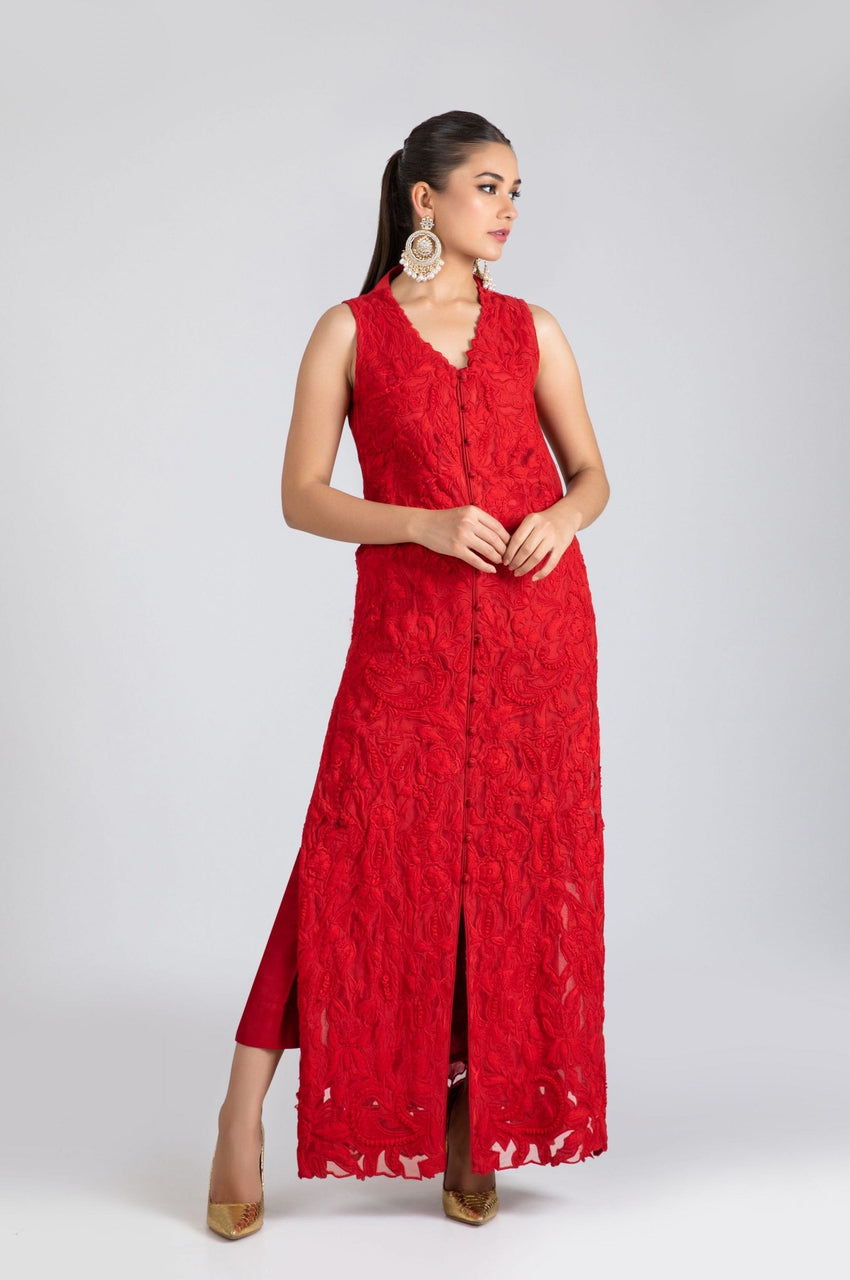 Berry Red Filgree