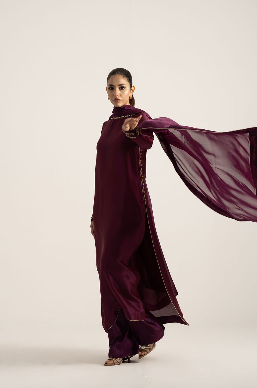 Aubergine Silk