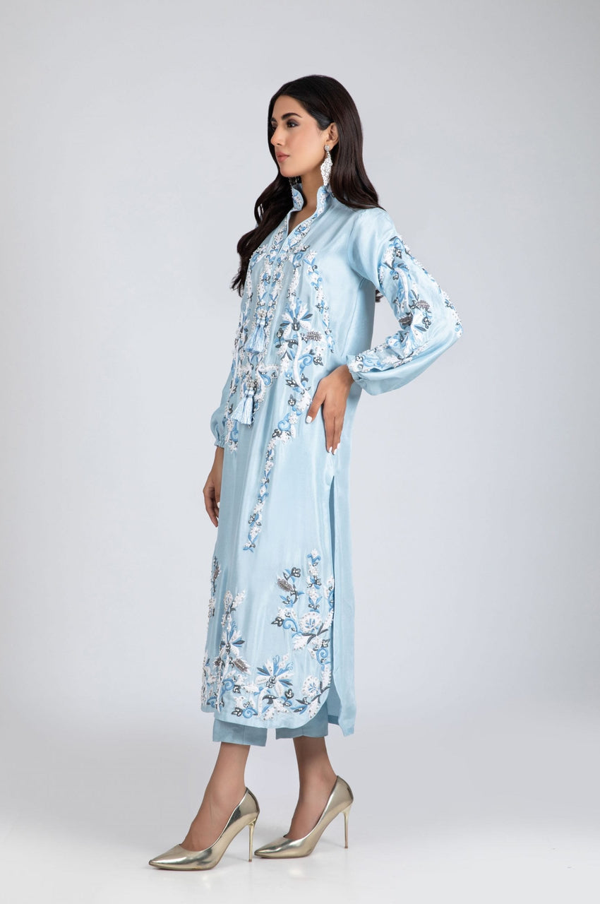 Skyblue Silk