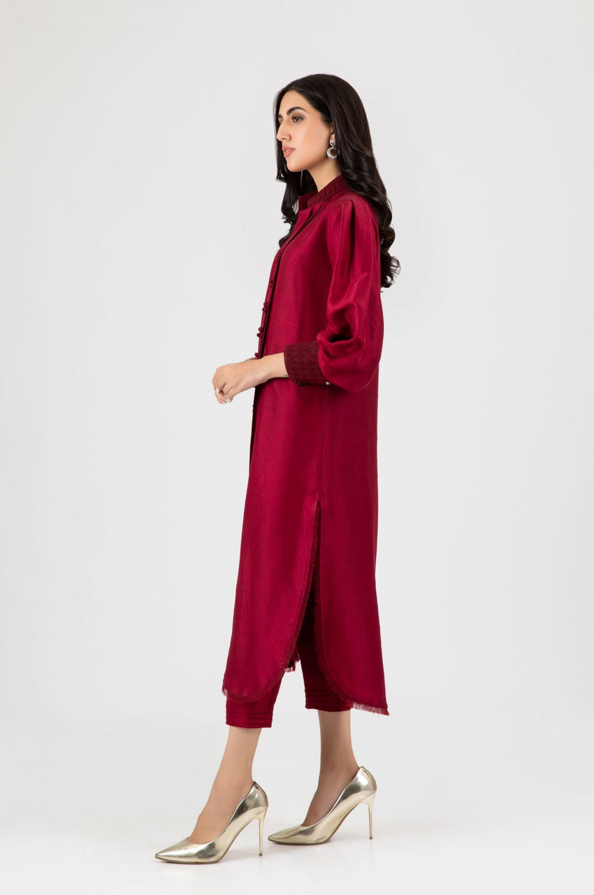 Maroon Silk