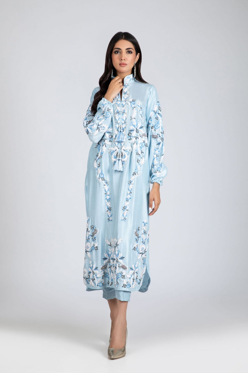 Skyblue Silk