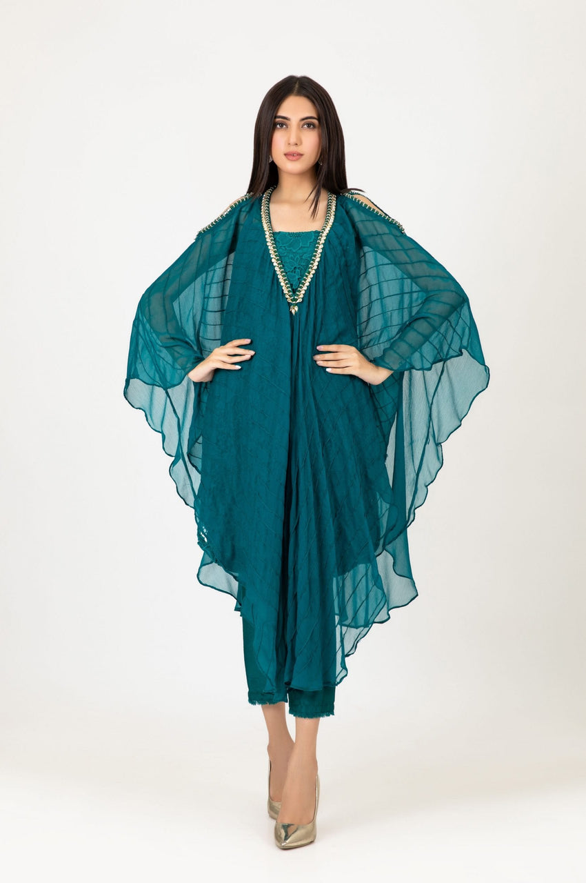 Pleated Green