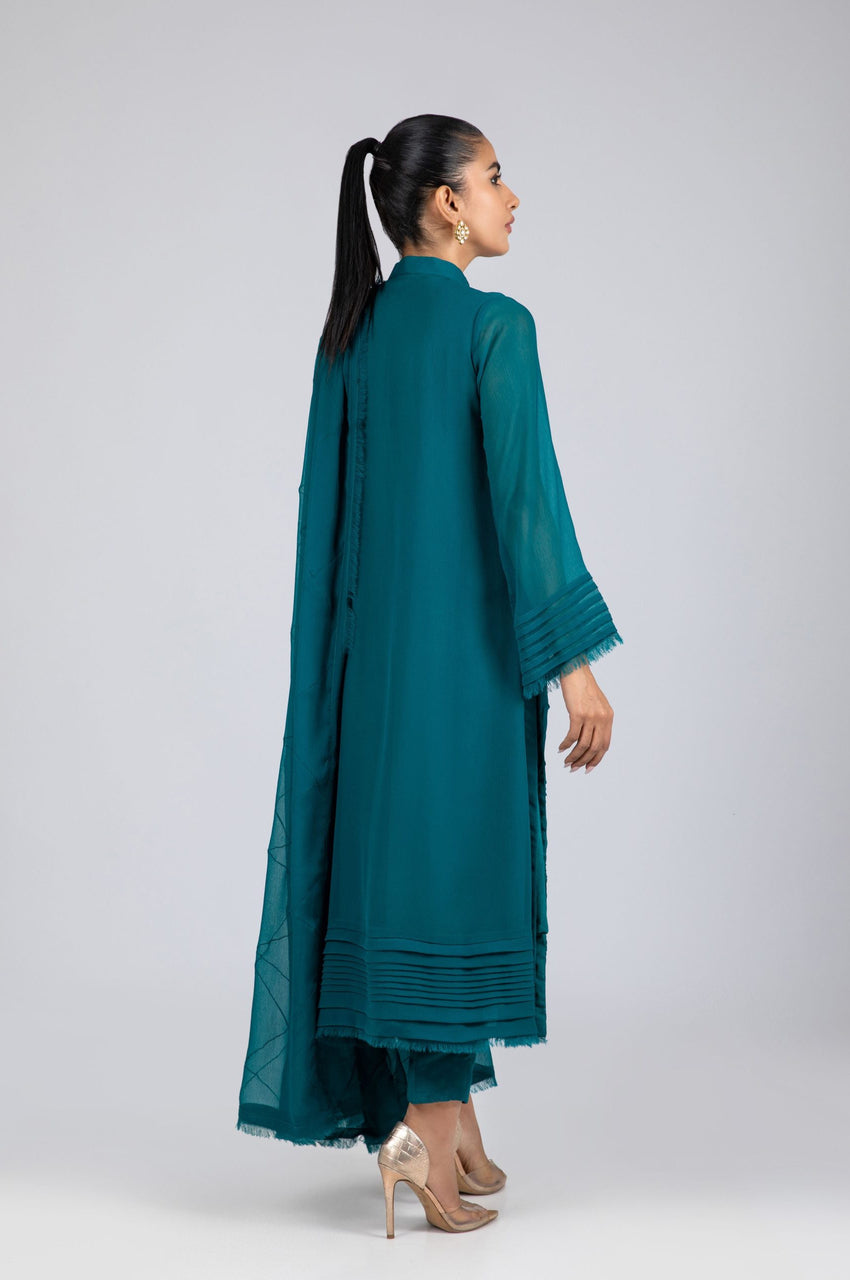 Pleated Emerald