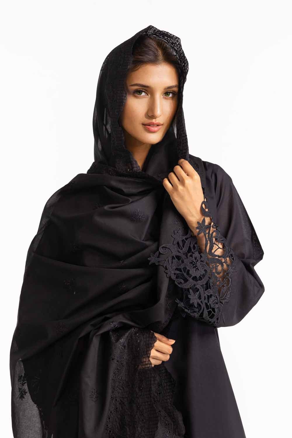 Embroidered Lawn Dupatta