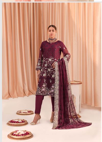 Design 6 - Mulberry (Unstitched)