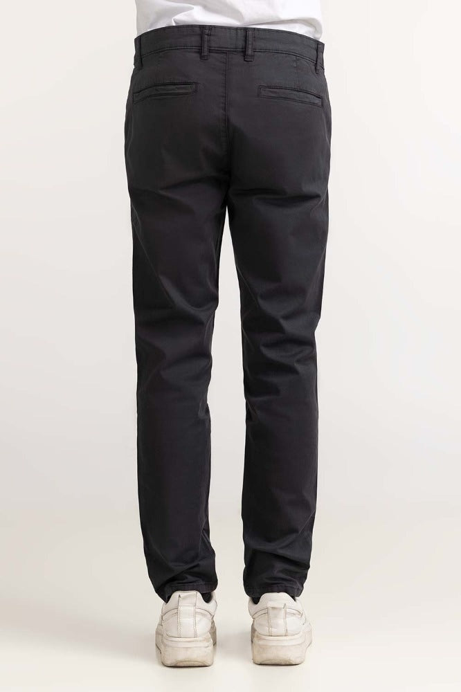 Ebony Basic Dyed Khaki Pant