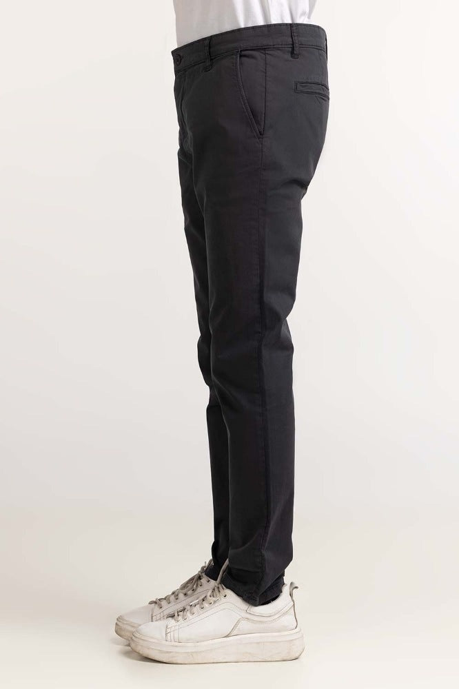 Ebony Basic Dyed Khaki Pant