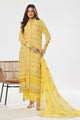 3 Piece Unstitched Embroidered Swiss Voile Suit With Embroidered Chiffon Dupatta