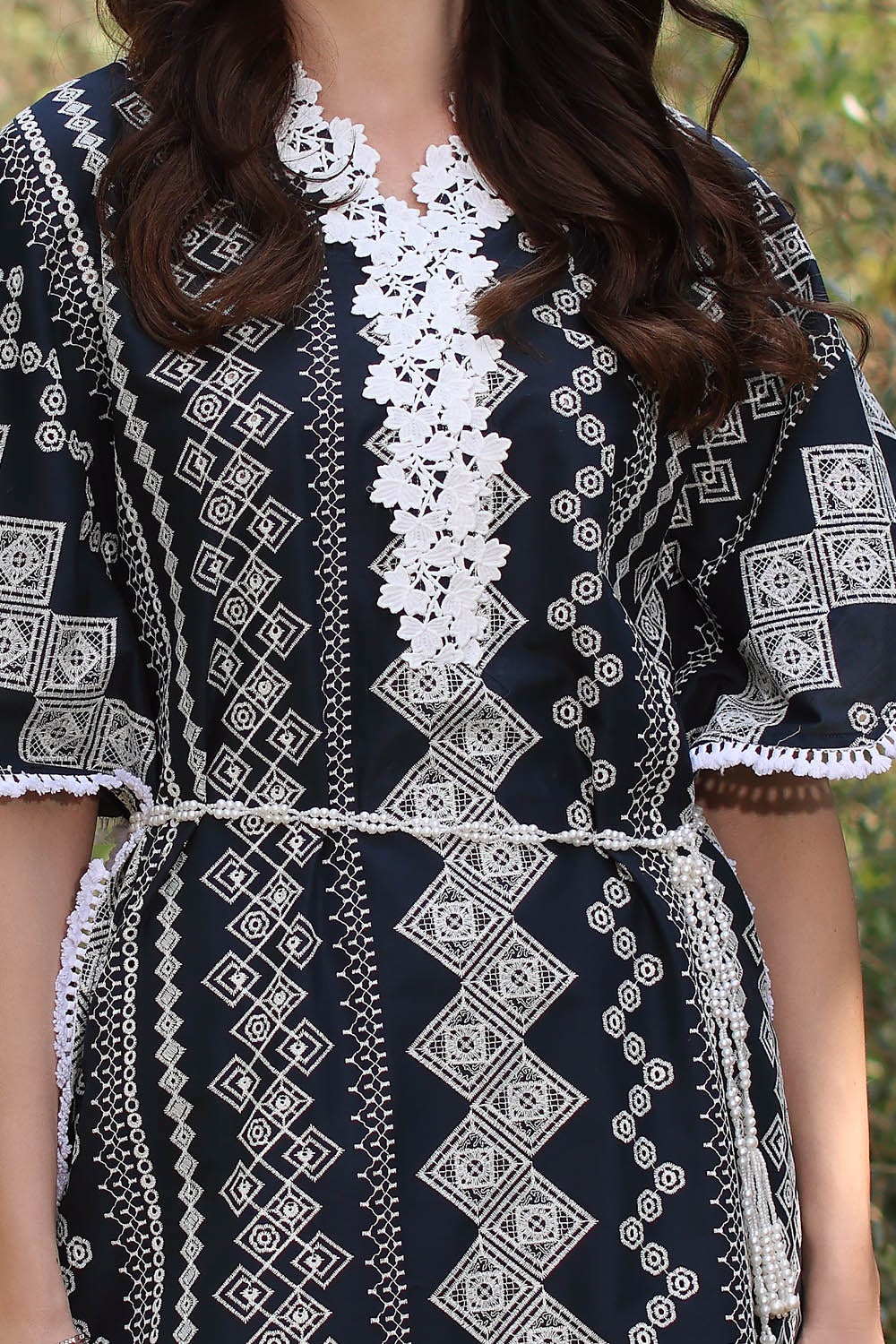 2 Piece Unstitched Embroidered Lawn Suit